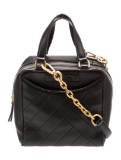 Tory Burch Signature Logo Leather Top Hdl Bag