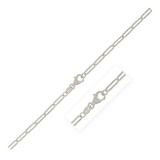 Sterling Silver Polished Paperclip Chain 2.5mm