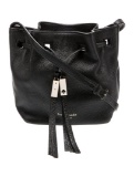 Kate Spade Leather Tassel Drawstring Bucket Bag
