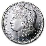 1 Oz Silver Round - Morgan Dollar Design