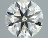 Gia Certified Round Cut .90ct Si1 Diamond