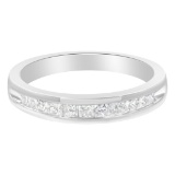 Glittering .48ct Diamond Channel Set Band