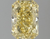 Fancy Yellow Radiant Cut 1.96ct Vs1 Lab Diamond