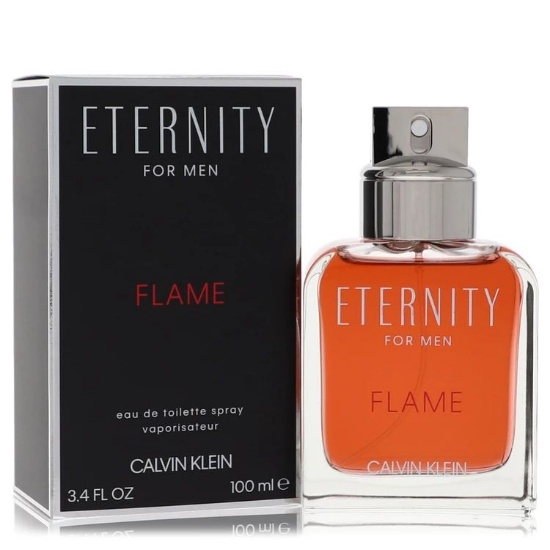 Calvin Klein Eternity Flame Men's 3.4 Oz Spray