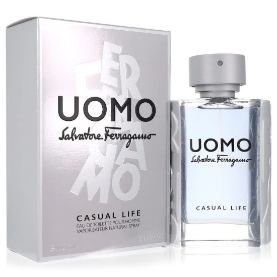 Salvatore Ferragamo Uomo Casual Life 3.4 Oz Spray