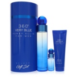 Perry Ellis Blue Men's Set - 2 Sprays + Shower Gel