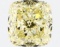 Fancy Yellow Cushion Cut 1.45ct Vs1 Lab Diamond