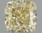 Fancy Yellow Cushion Cut 1.45ct Vvs2 Lab Diamond