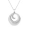 Stunning .05ct Diamond Accent Ocean Wave Necklace