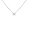 14k Gold Oval Cut .41ct Diamond Solitaire Necklace