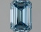 Fancy Blue Emerald Cut 2.10ct Vs1 Lab Diamond