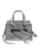 Marc Jacobs Silver Leather Zip Cls Top Hdl Bag