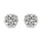 Round .12ct Diamond Trio Stud Earrings