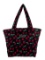 Marc Jacobs Floral Print Blk Nylon Tonal Hdw Tote