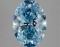 Fancy Blue Oval Cut 2.01ct Vs1 Lab Diamond
