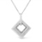 Opulent .06ct Diamond Accent Kite Shape Necklace
