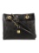 Mcm Black Pvc Vintage Visetos Snap Shldr Bag