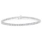 Igi Certified 14k Gold 8.00ct Diamond Bracelet