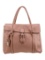 Fendi Pink Leather Buckle Closure Top Hdl Bag