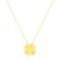 14k Gold Four Leaf Clover Necklace