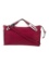 Loewe Pink Leather Silver-tone Hdw Zip Top Hdl Bag