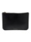 Mansur Gavriel Blk Leather Zip Cls Portfolio