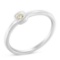 Round .05ct Diamond Cushion-shaped Ring