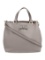 Kate Spade Grey Leather Bow Snap Cls Top Hdl Bag