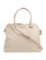 Kate Spade Neutrals Lthr Zip Cls Top Hdl Bag