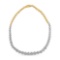 Igi Certified 14k Gold 14.80ct Diamond Necklace