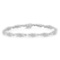 Elegant 1.48ct Diamond Wave Link Bracelet