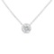 10k Gold .33ct Diamond Modern Bezel-set Necklace