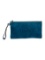 Tory Burch Blue Suede Zip Closure Clutch