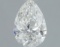 Gia Certified Pear Cut .50ct Si2 Diamond