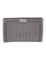 Rebecca Minkoff Grey Leather Pleated Portfolio