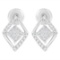 10k Gold .33ct Double Composite Earrings