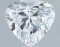 Gia Certified Heart Cut .60ct Vvs2 Diamond