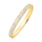 10k Two-tone Gold Geometric Diamond Motif Bangle