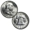 1963-p/d Franklin Half Dollar 40-coin Roll Bu