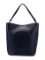 Tory Burch Signature Logo Blue Lthr Lasercut Hobo