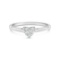 14k Gold Heart .48ct Diamond Solitaire Ring