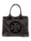 Tory Burch Graphic Logo Black Nylon Snap Cls Tote