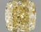 Fancy Yellow Cushion Cut 1.00ct Vs1 Lab Diamond