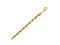 10k Gold Hollow Diamond Cut Rope Necklace 20