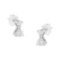 14k White Gold .50ct Diamond Dangle Stud Earrings