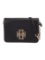 Tory Burch Blk Leather Snap Crossbody Bag