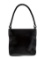 Ralph Lauren Blk Leather Brass Hdw Shoulder Bag