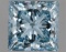 Fancy Blue Princess Cut 2.70ct Vs2 Lab Diamond