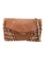 Jimmy Choo Graphic Brown Lthr Chain-link Shldr Bag