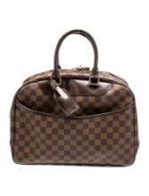 Louis Vuitton Ebene Deauville Vtg Top Hdl Bag